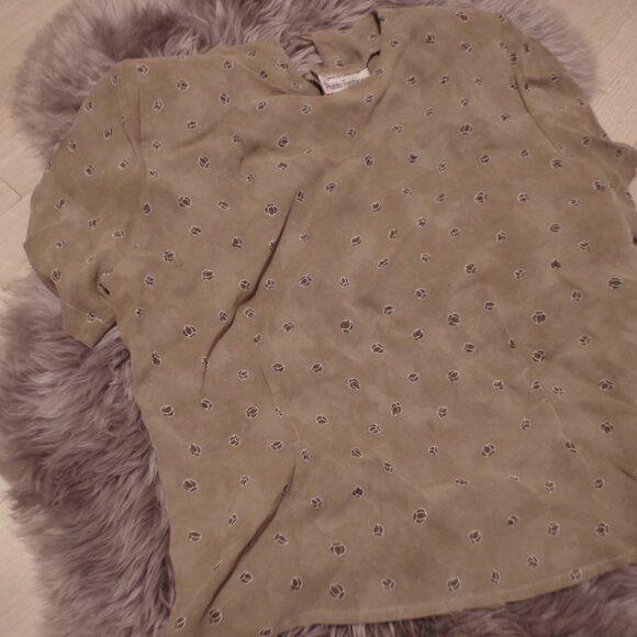 Olive Green By Petite Fashions Blouse - Picture 3 of 4